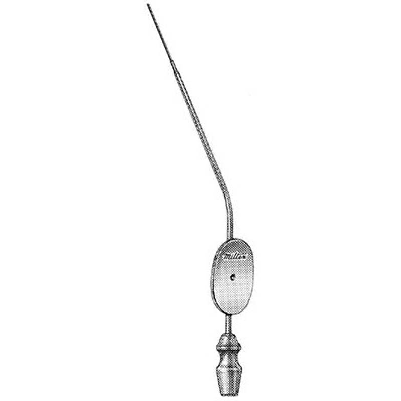 Schuknecht Suction Tube, 78.0 Mm Tube Length, 4" Overall Length, 20 Gauge